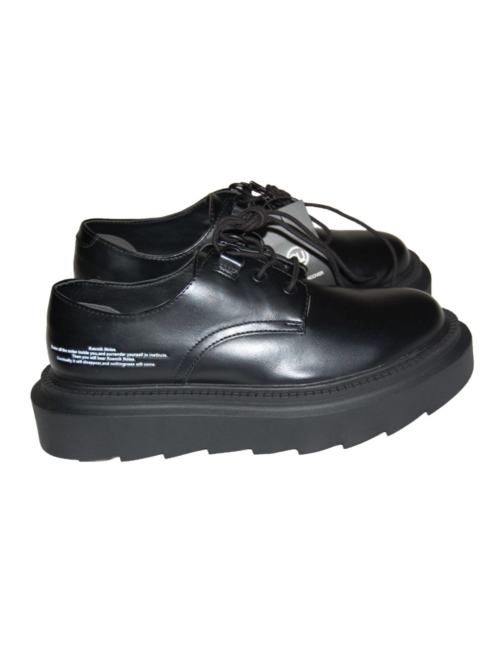 Undercover Black Chunky Platform Derby Shoes